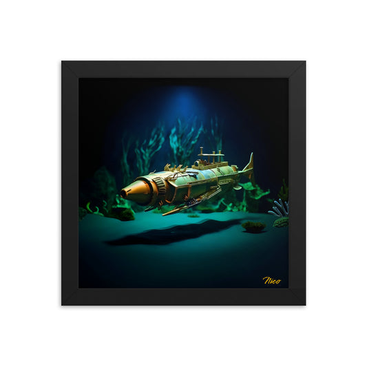 20,000 Leagues Under The Sea Series Print #6 - Framed Paper Print