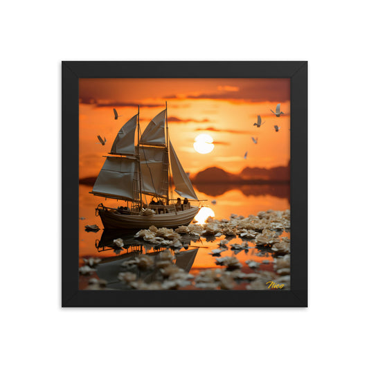 Into The Sunset Series Print #9 - Framed Paper Print