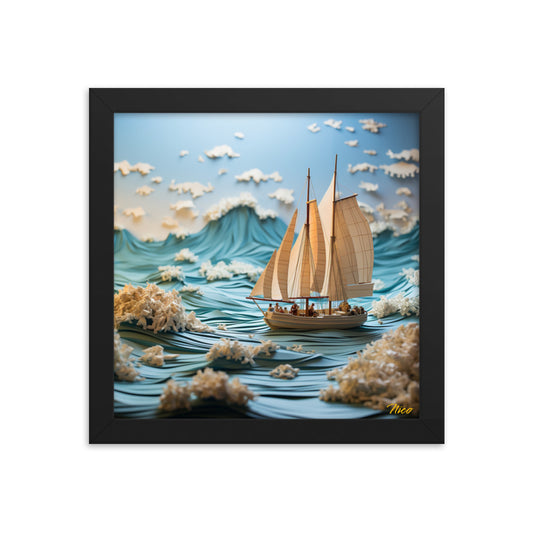 Into The Sunset Series Print #2 - Framed Paper Print