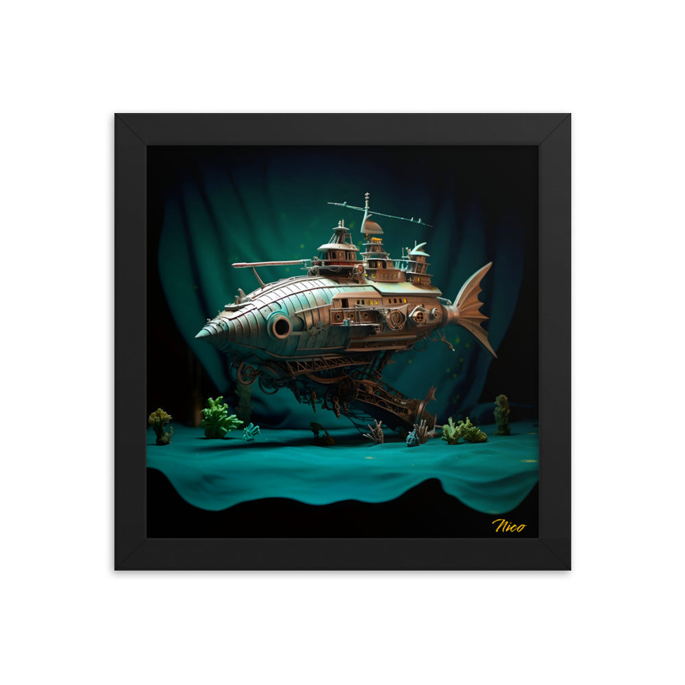 20,000 Leagues Under The Sea Print #2 - Framed Paper Print