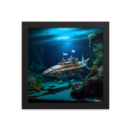 20,000 Leagues Under The Sea Print #3 - Framed Paper Print