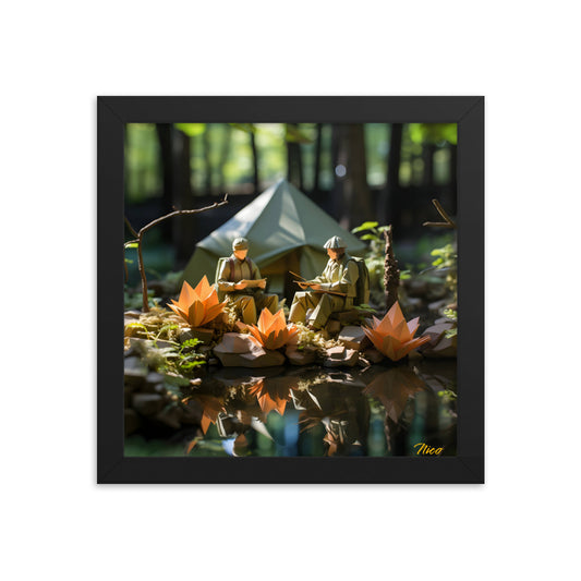 Relaxing By The Brook Series Print #7 - Framed Paper Print