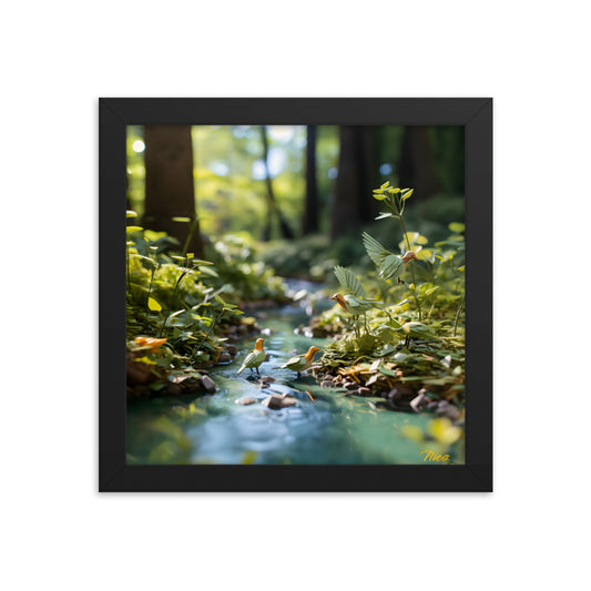 Relaxing By The Brook Series Print #8 - Framed Paper Print