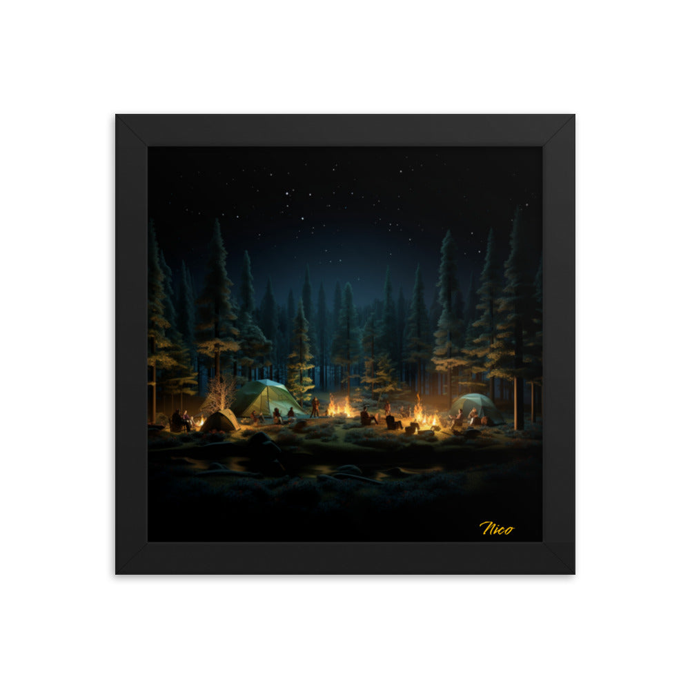 Under The Starry Skies Series Print #2 - Framed Paper Print