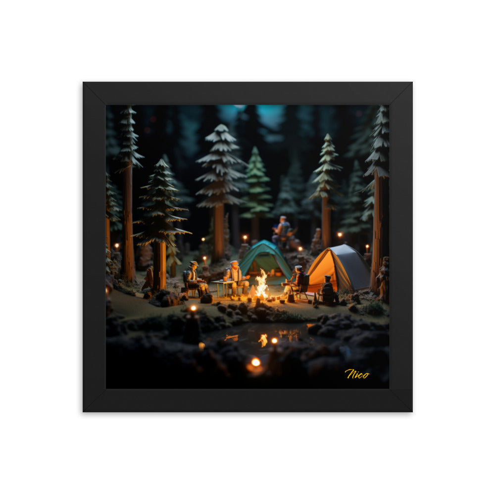 Under The Starry Skies Series Print #3 - Framed Paper Print