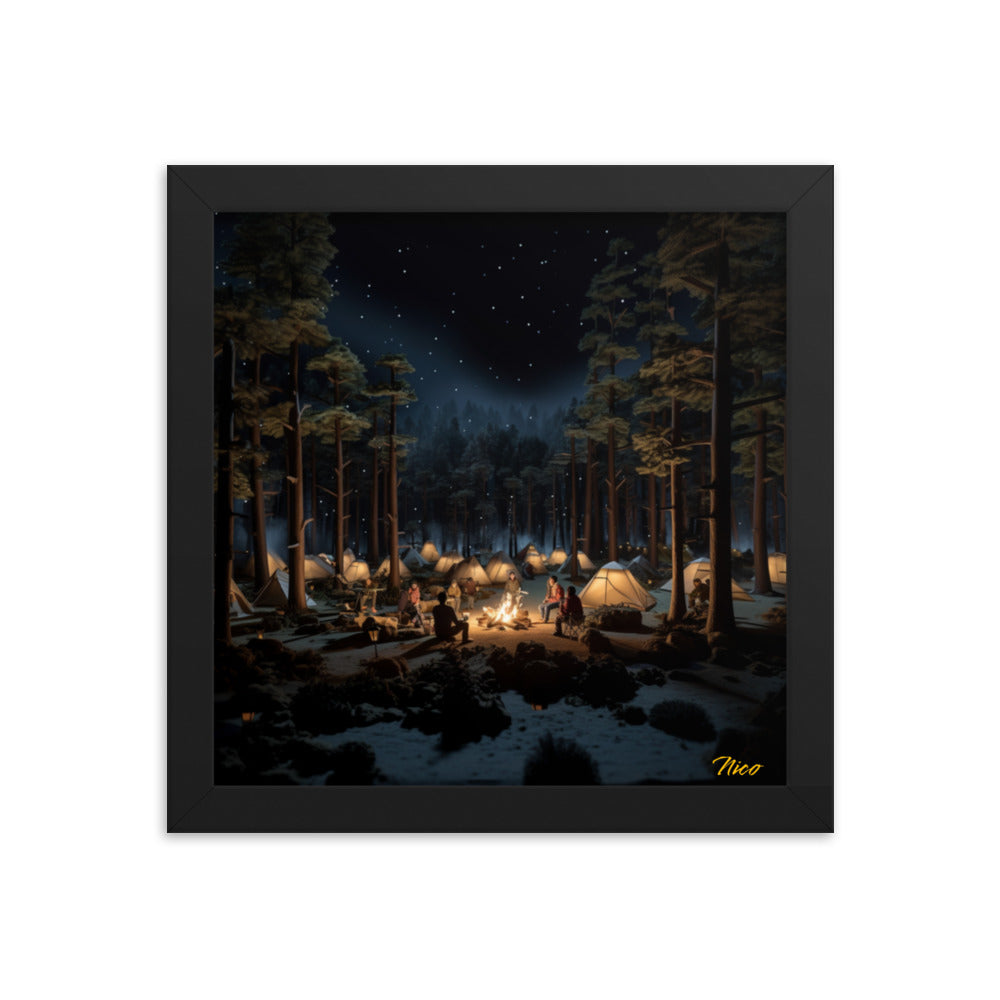 Under The Starry Skies Series Print #5 - Framed Paper Print