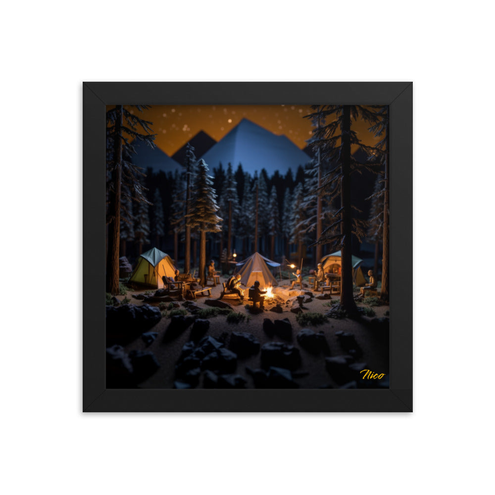 Under The Starry Skies Series Print #1 - Framed Paper Print