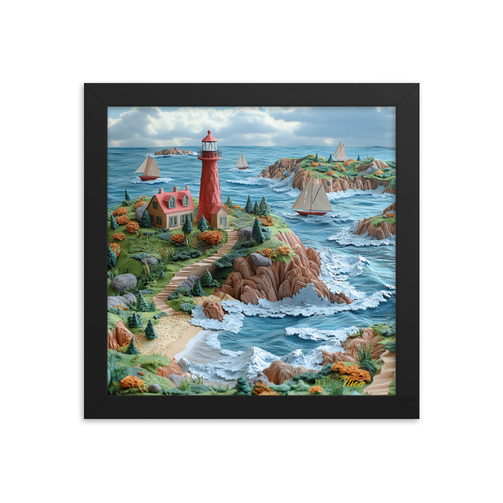 By The Seaside Series Print #6 - Framed Paper Print