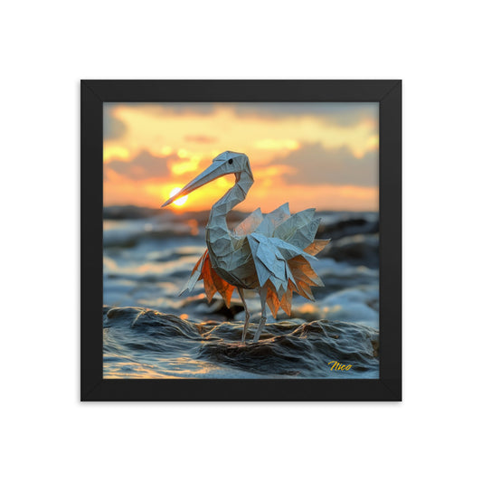 By The Seaside Series Print #1 - Framed Paper Print