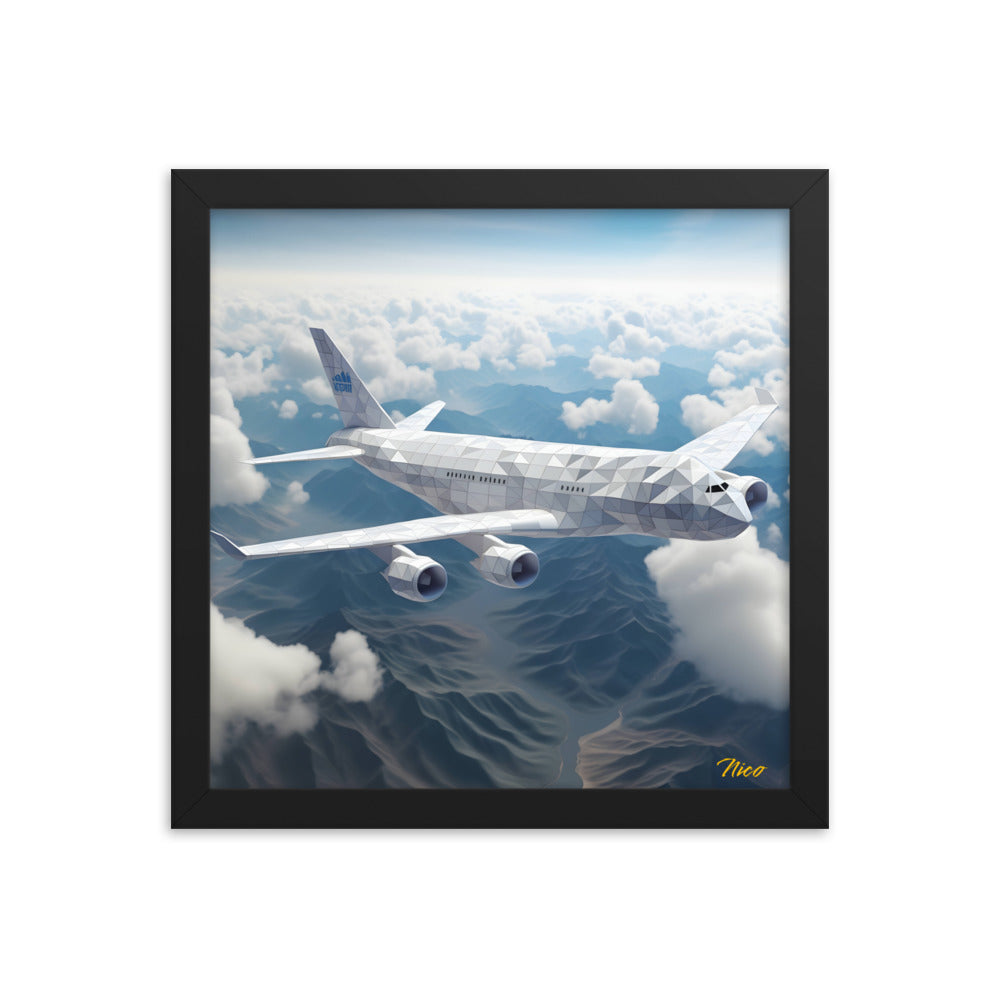 Frequent Flyer Miles Series Print #7 - Framed Paper Print