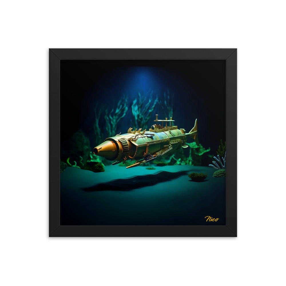 20,000 Leagues Under The Sea Series Print #6 - Framed Paper Print