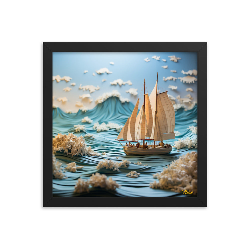 Into The Sunset Series Print #2 - Framed Paper Print