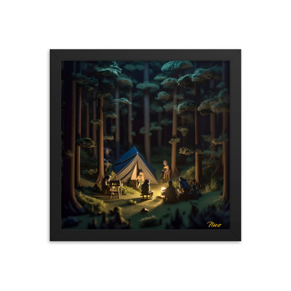 Under The Starry Skies Series Print #6 - Framed Paper Print