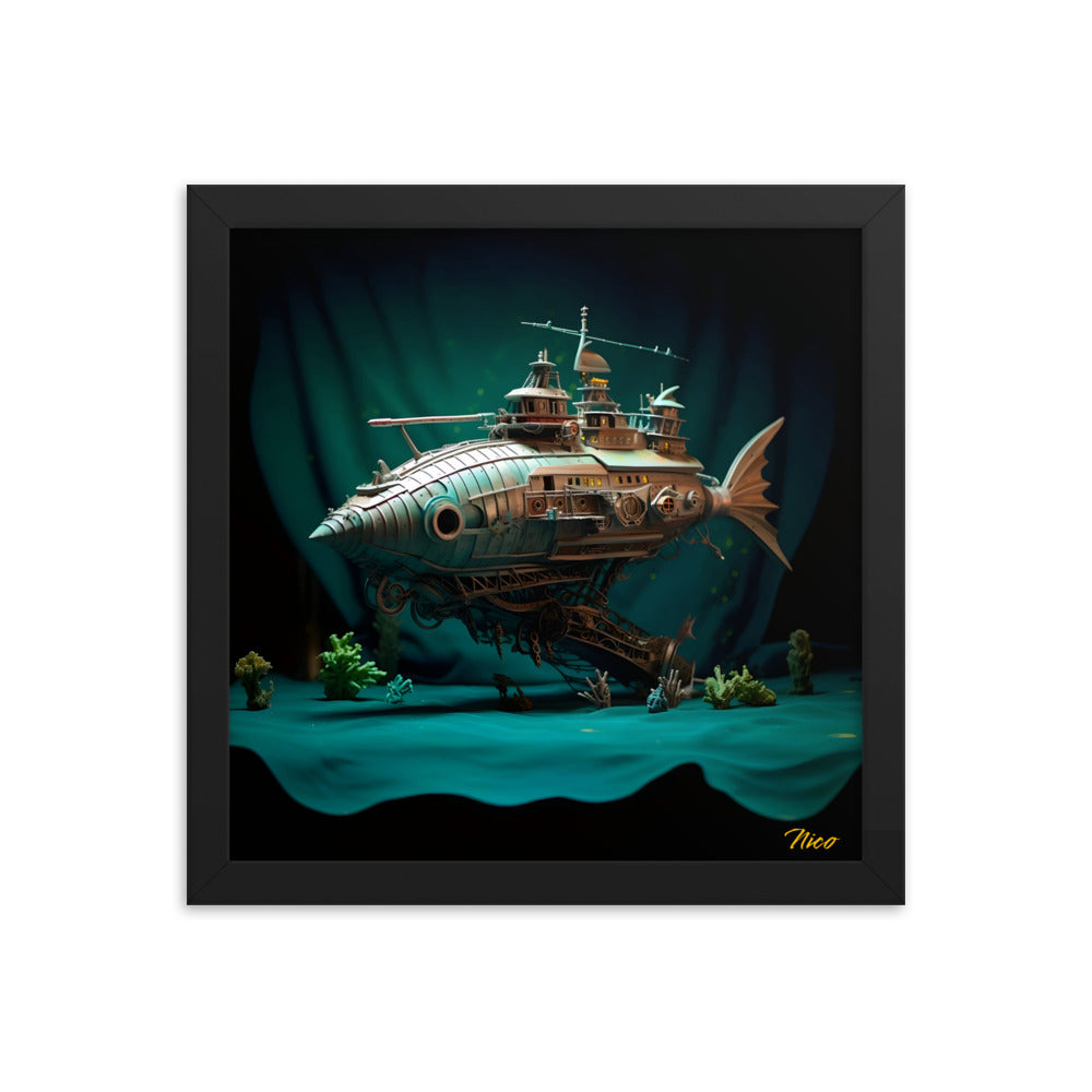 20,000 Leagues Under The Sea Print #2 - Framed Paper Print