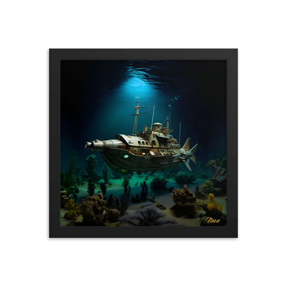 20,000 Leagues Under The Sea Print #7 - Framed Paper Print