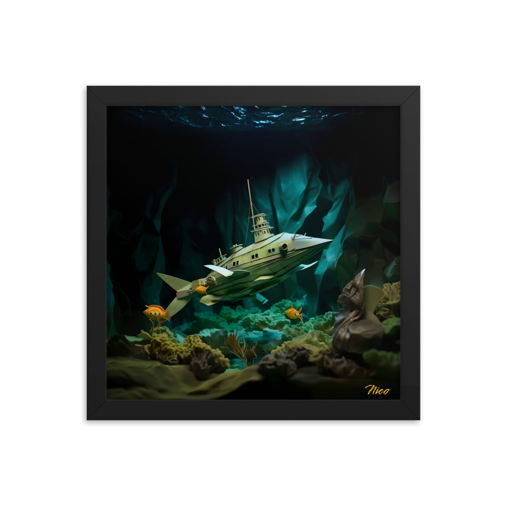 20,000 Leagues Under The Sea Print #8 - Framed Paper Print