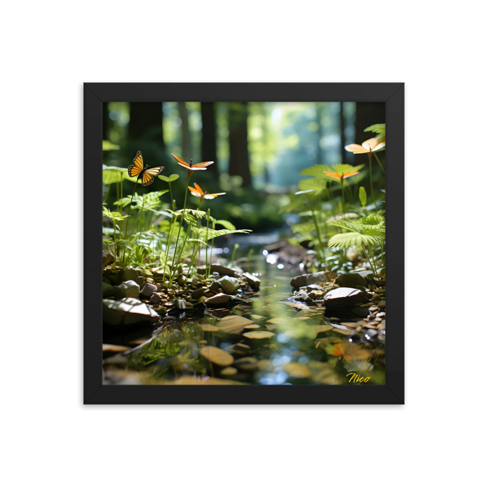 Relaxing By The Brook Series Print #9 - Framed Paper Print