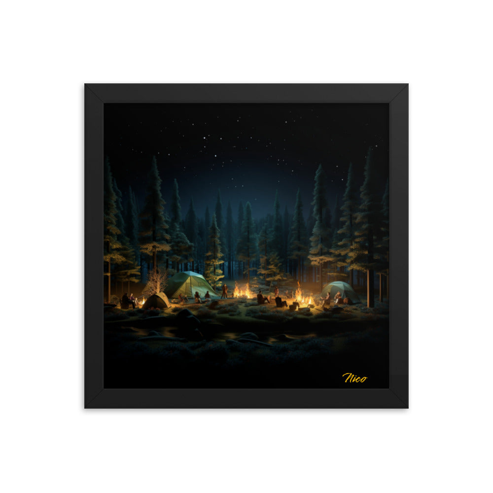 Under The Starry Skies Series Print #2 - Framed Paper Print