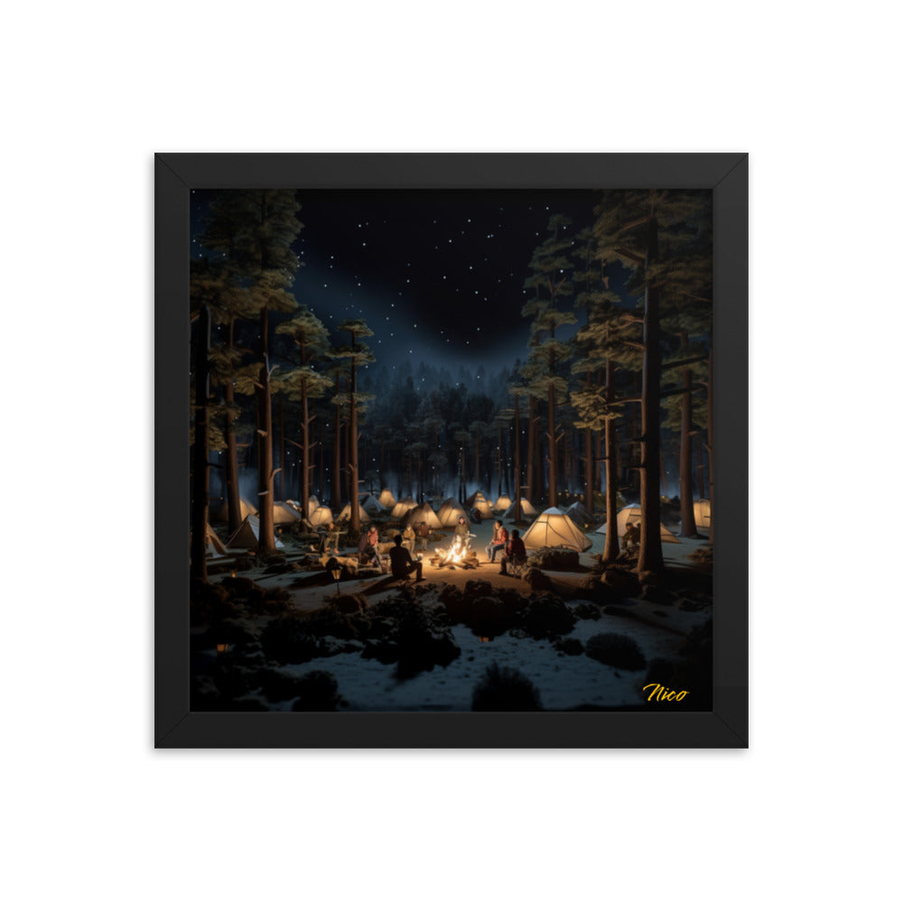 Under The Starry Skies Series Print #5 - Framed Paper Print