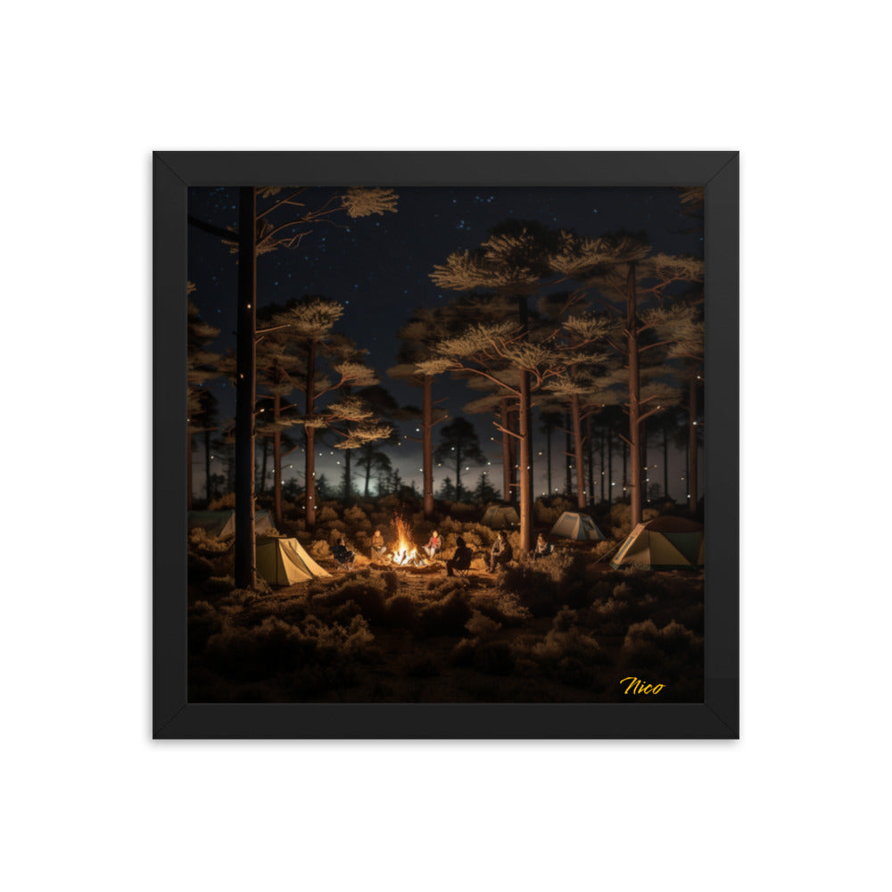 Under The Starry Skies Series Print #9 - Framed Paper Print