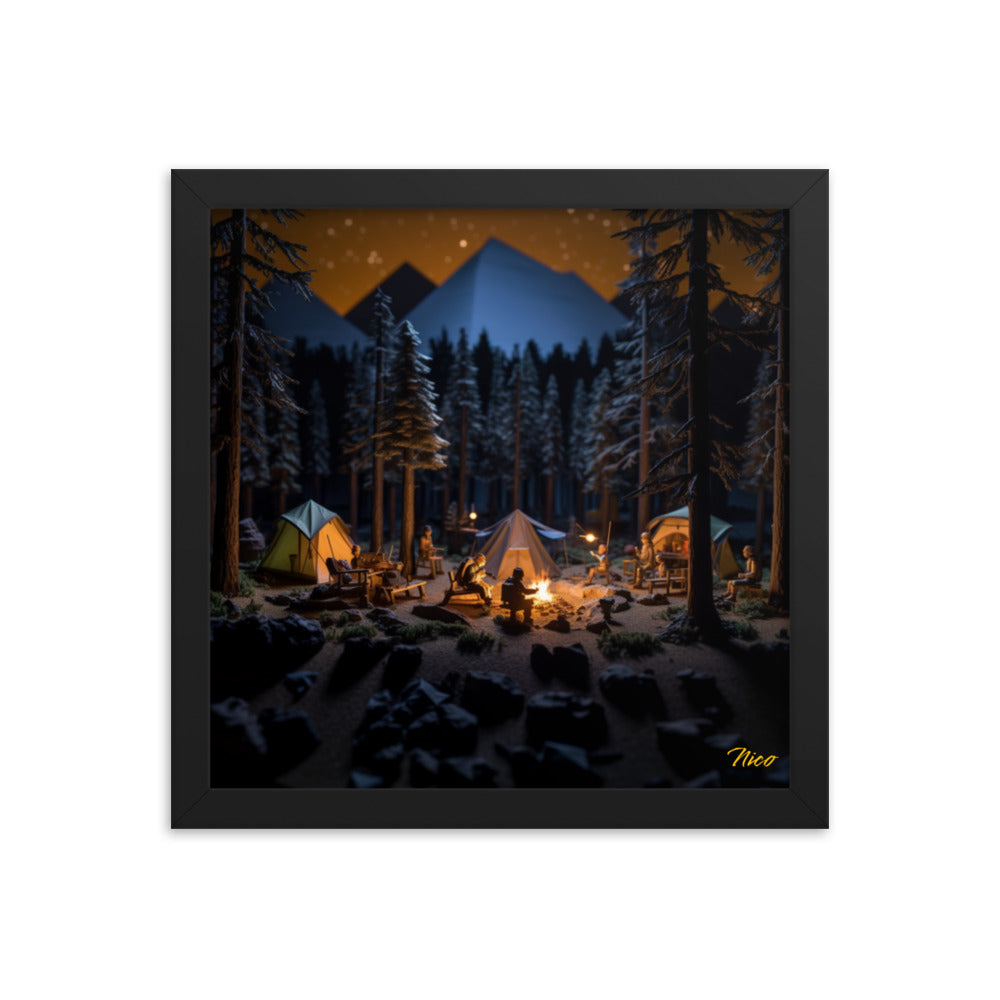 Under The Starry Skies Series Print #1 - Framed Paper Print