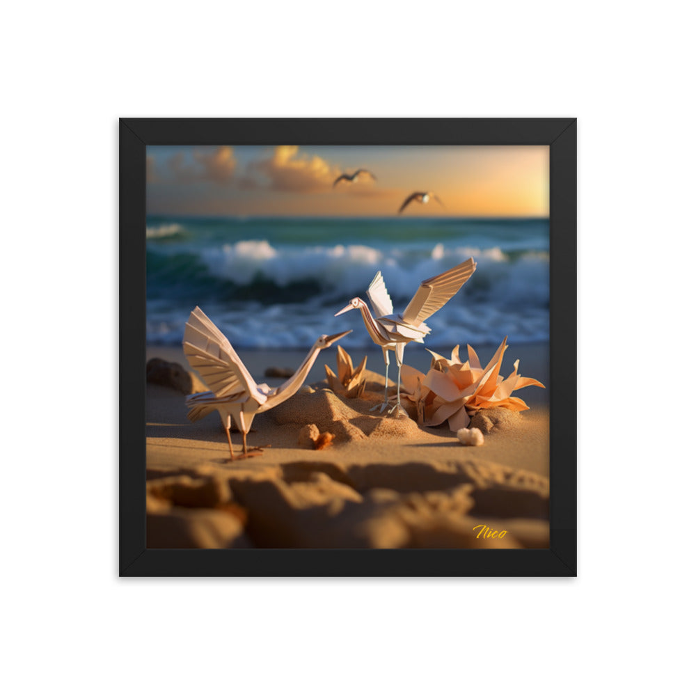 By The Seaside Series Print #3 - Framed Paper Print