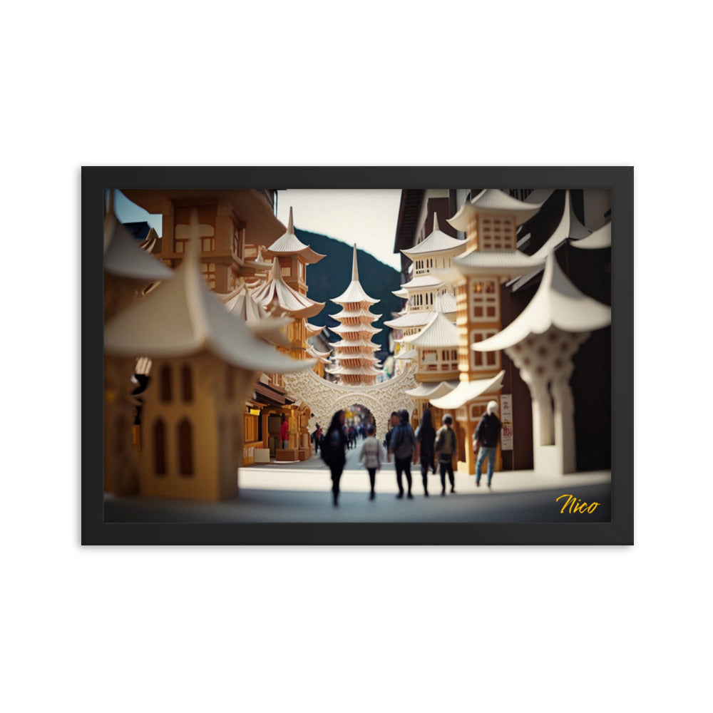 Via The Metropolis Series Print #5 - Framed Paper Print