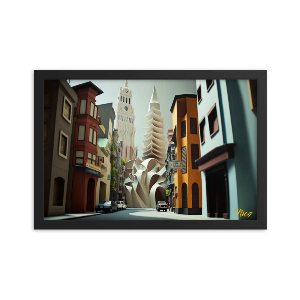 Via The Metropolis Series Print #1 - Framed Paper Print