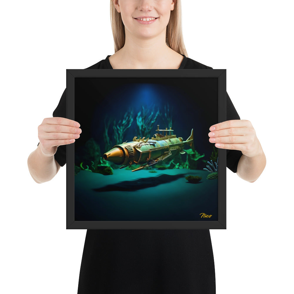 20,000 Leagues Under The Sea Series Print #6 - Framed Paper Print