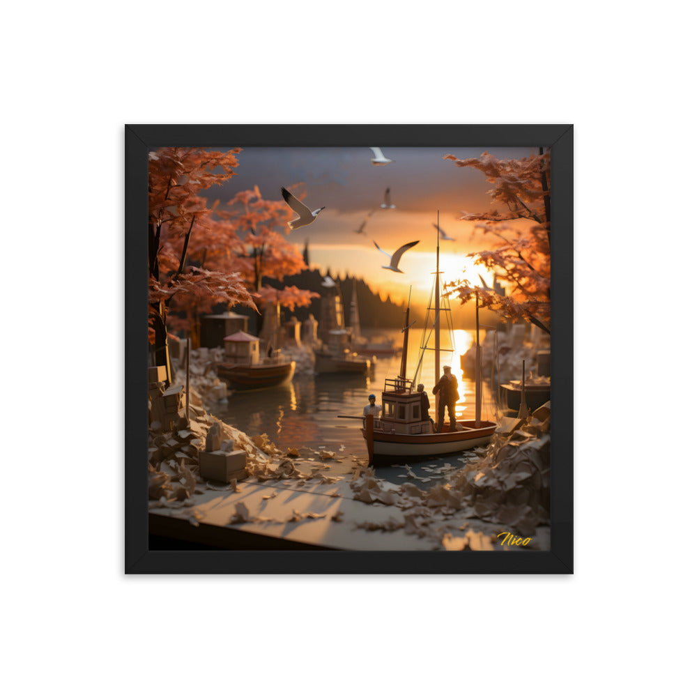 On The Docks By The Bay Series Print #2 - Framed Paper Print