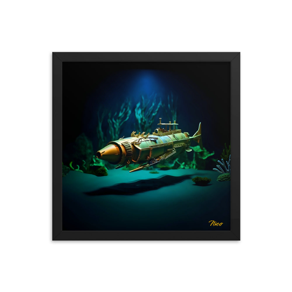 20,000 Leagues Under The Sea Series Print #6 - Framed Paper Print