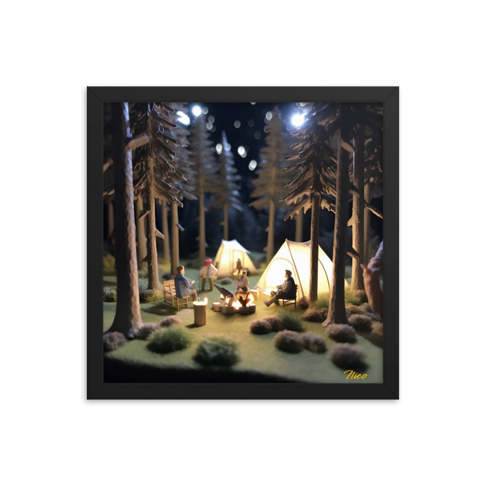 Under The Starry Skies Series Print #7 - Framed Paper Print