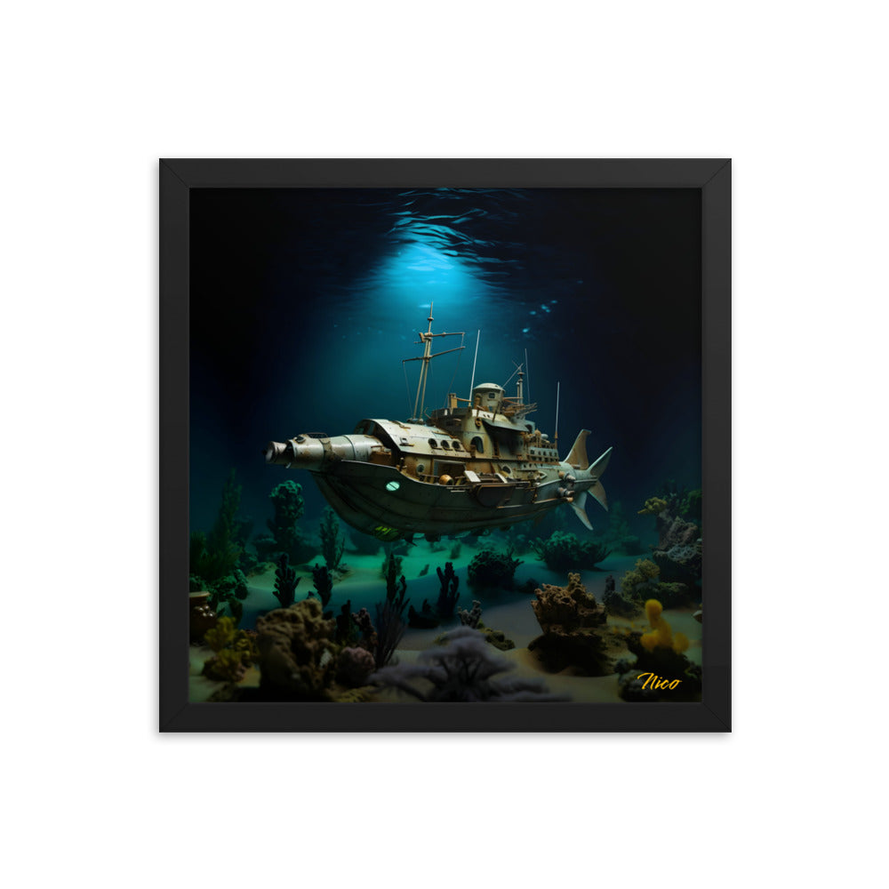 20,000 Leagues Under The Sea Print #7 - Framed Paper Print