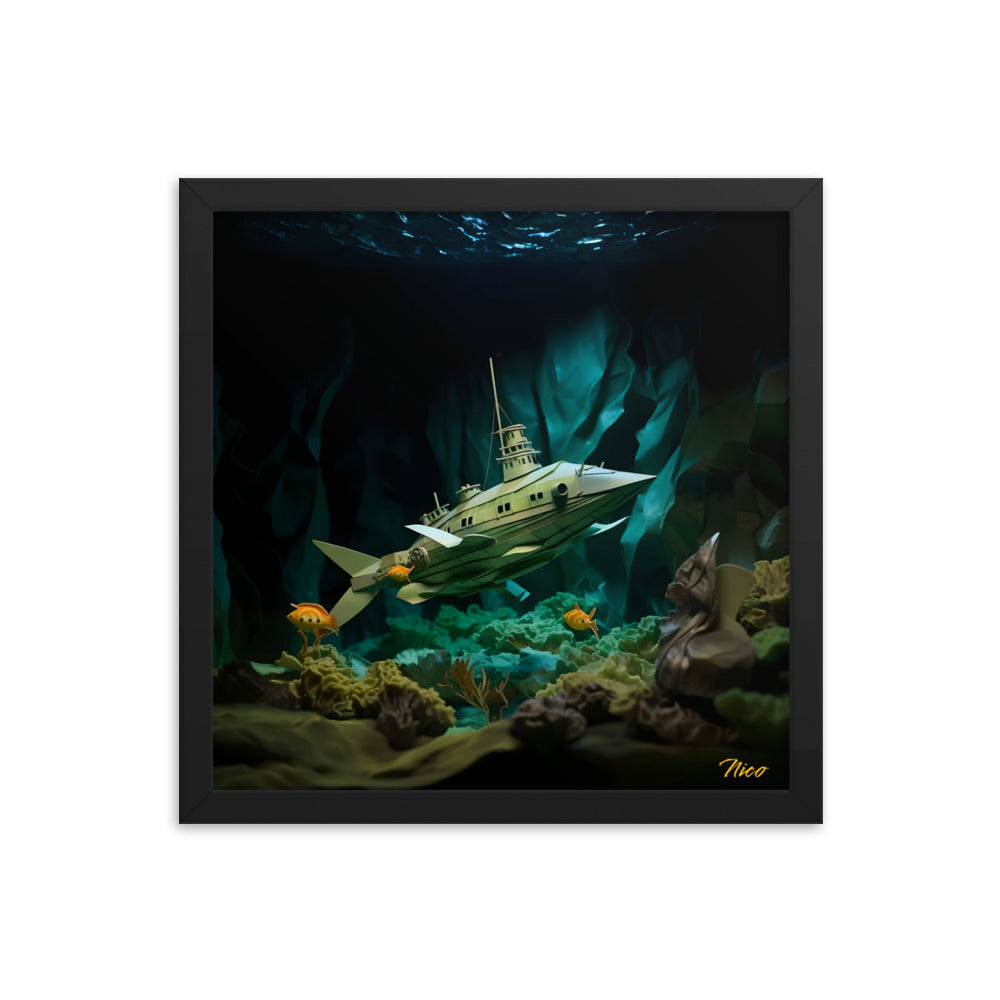 20,000 Leagues Under The Sea Print #8 - Framed Paper Print