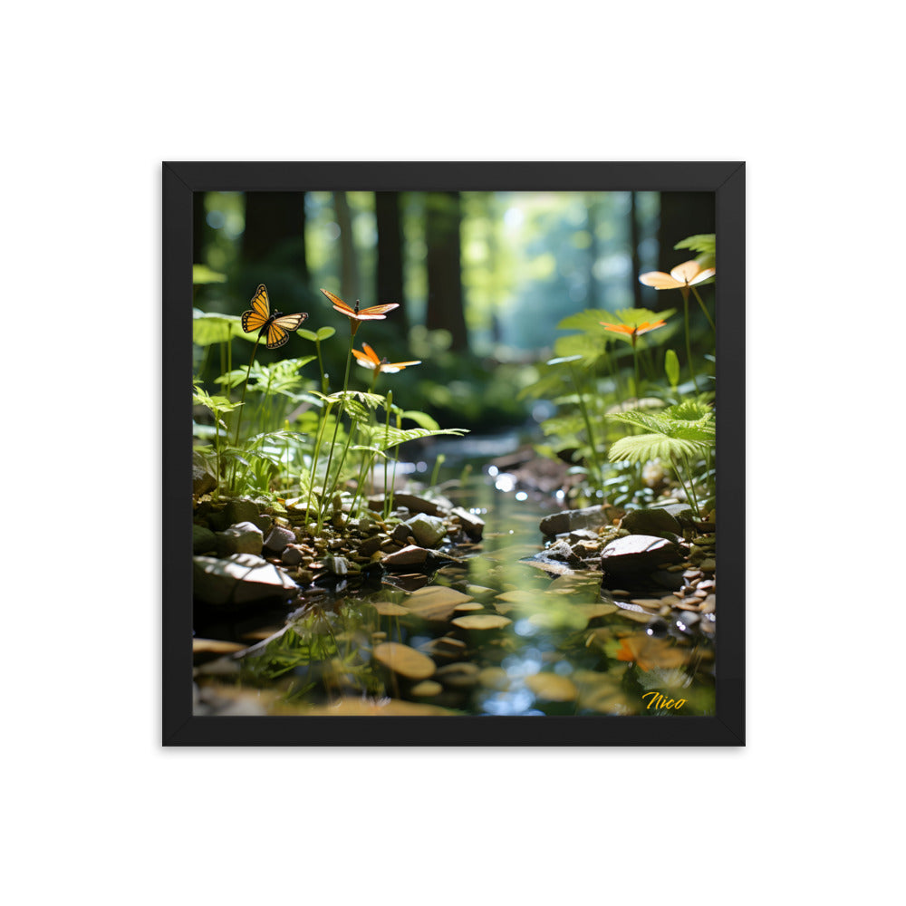 Relaxing By The Brook Series Print #9 - Framed Paper Print