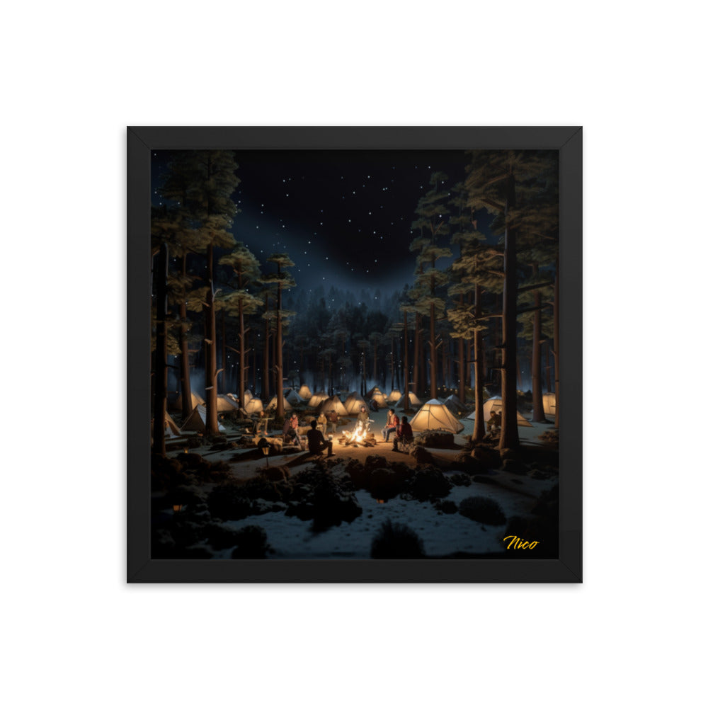 Under The Starry Skies Series Print #5 - Framed Paper Print