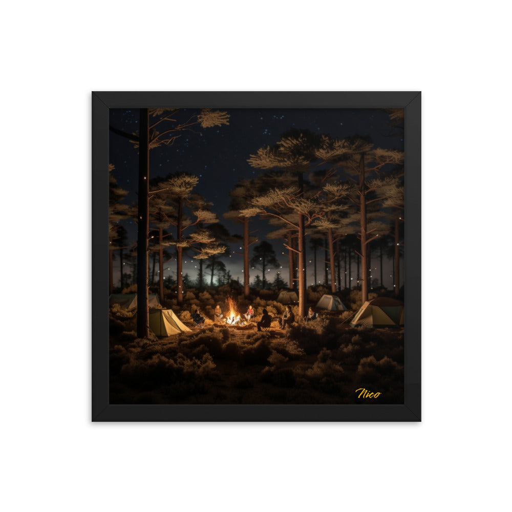 Under The Starry Skies Series Print #9 - Framed Paper Print