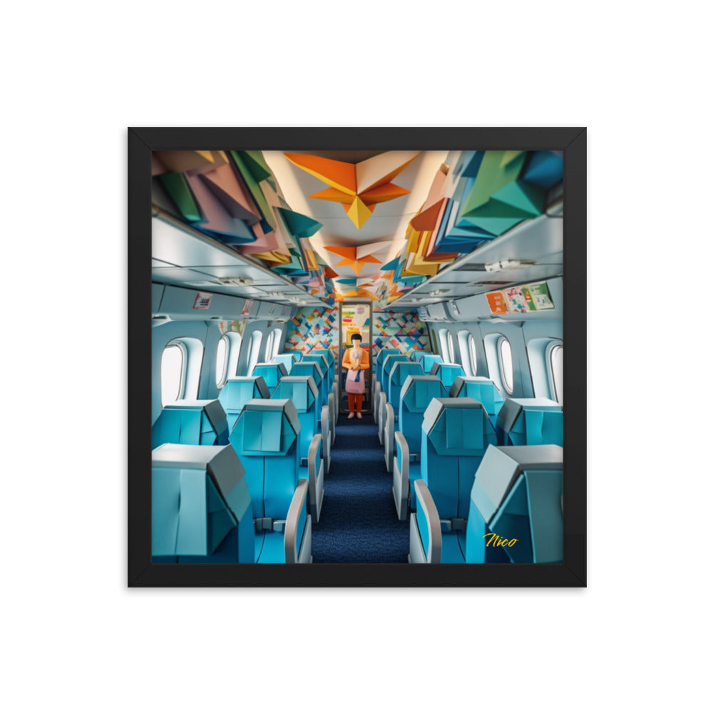 Frequent Flyer Miles Series Print #6 - Framed Paper Print