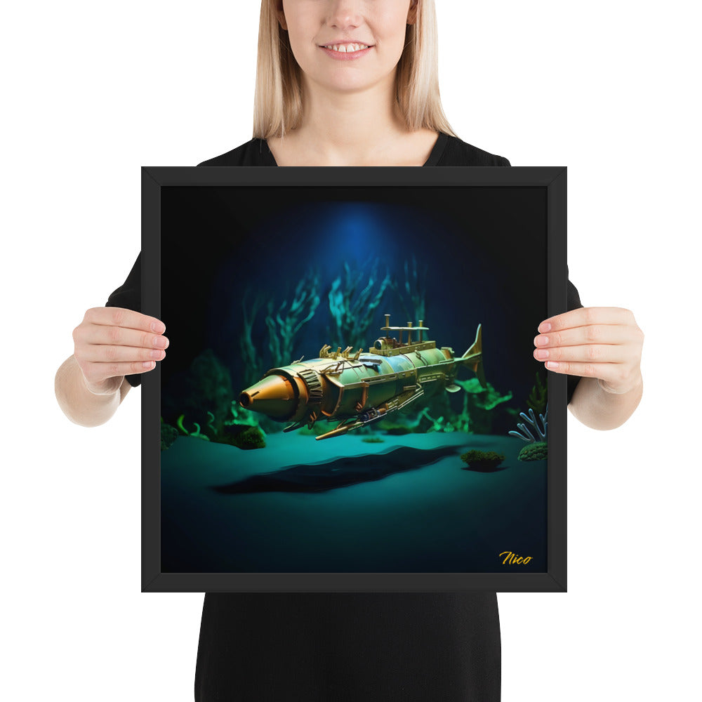 20,000 Leagues Under The Sea Series Print #6 - Framed Paper Print