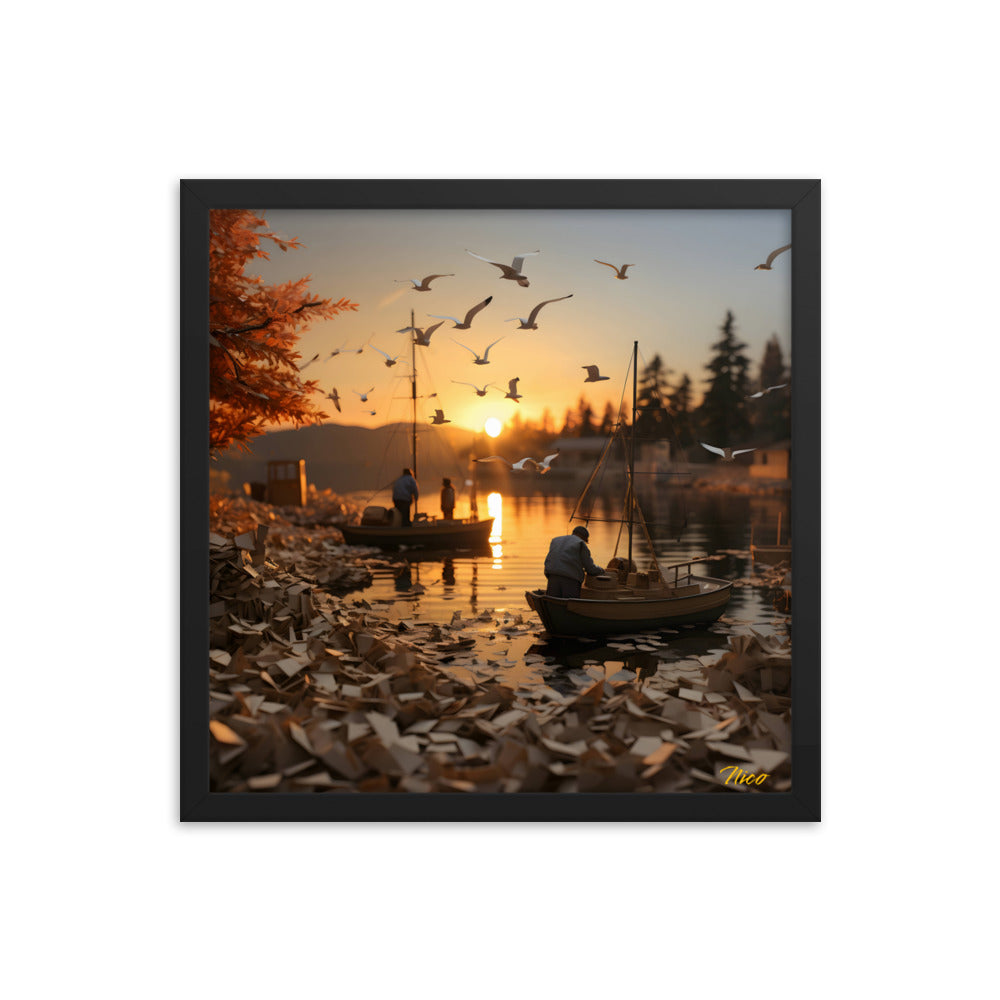 On The Docks By The Bay Series Print #4 - Framed Paper Print