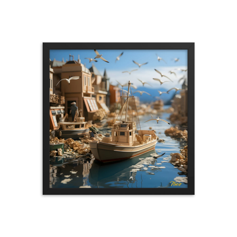 On The Docks By The Bay Series Print #3 - Framed Paper Print