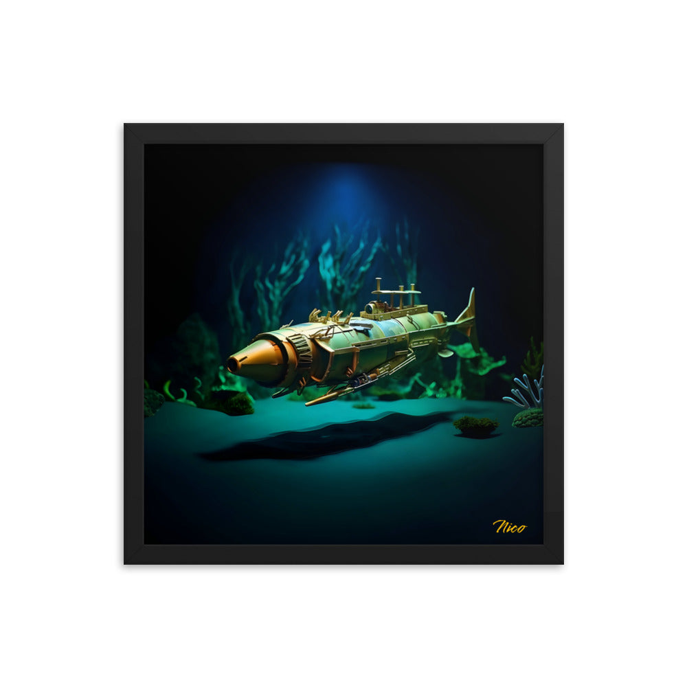 20,000 Leagues Under The Sea Series Print #6 - Framed Paper Print