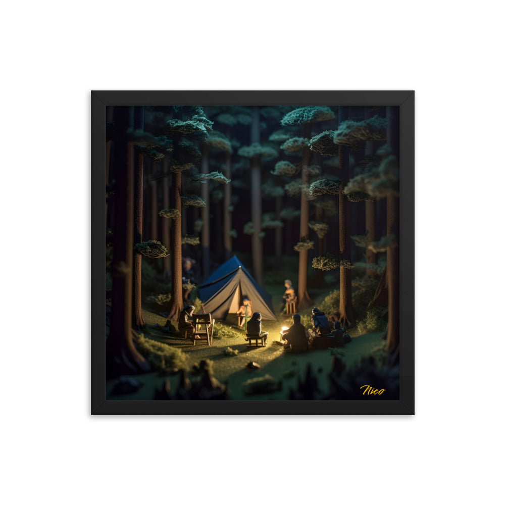 Under The Starry Skies Series Print #6 - Framed Paper Print