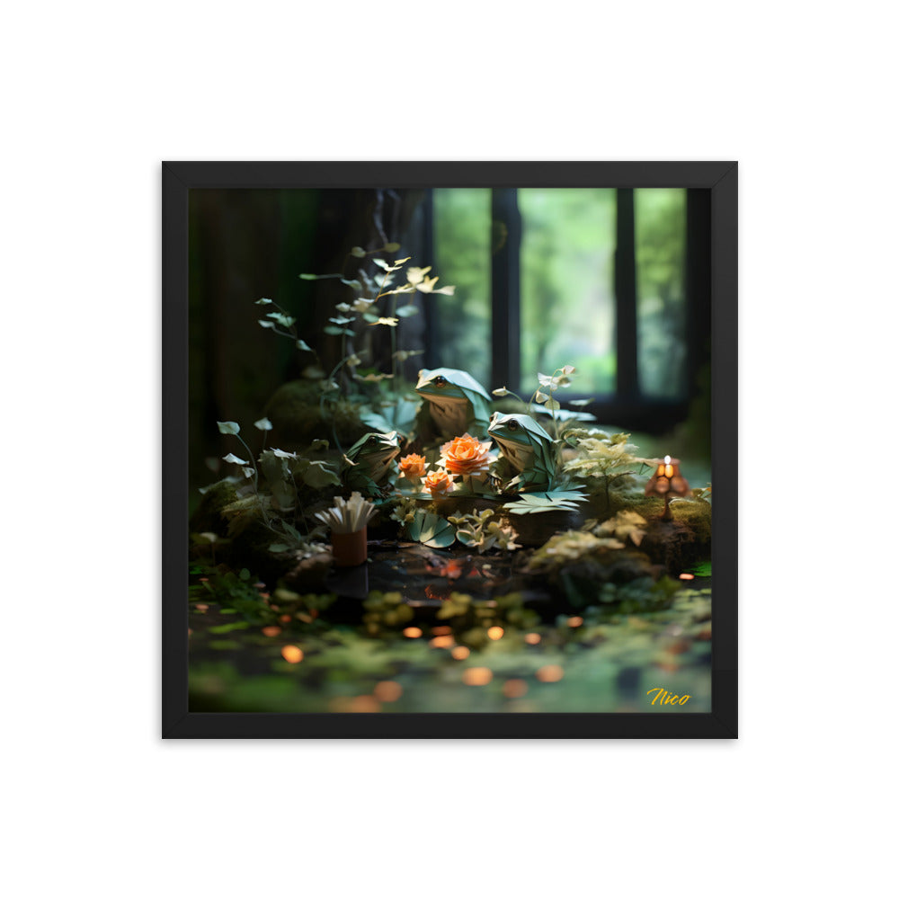 Relaxing By The Brook Series Print #1 - Framed Paper Print