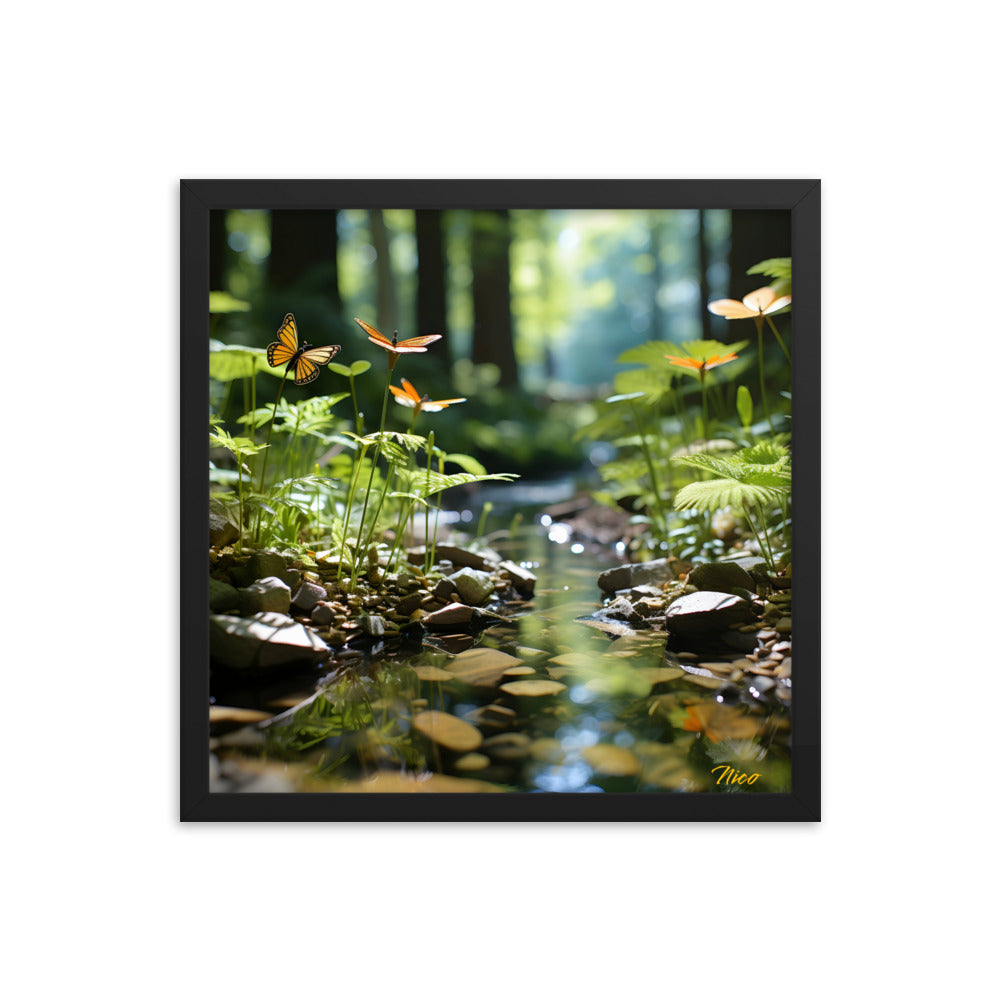 Relaxing By The Brook Series Print #9 - Framed Paper Print