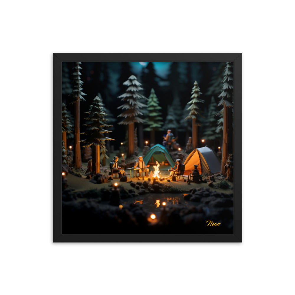 Under The Starry Skies Series Print #3 - Framed Paper Print