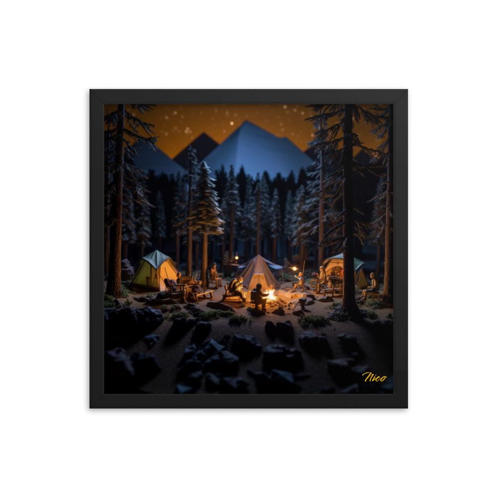 Under The Starry Skies Series Print #1 - Framed Paper Print