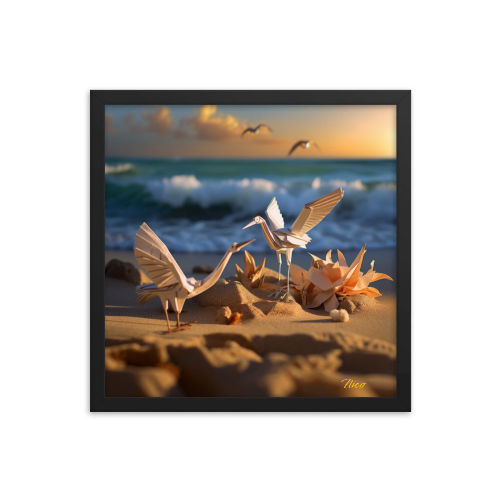 By The Seaside Series Print #3 - Framed Paper Print