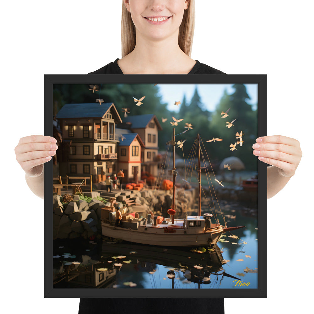 On The Docks By The Bay Series Print #7 - Framed Paper Print