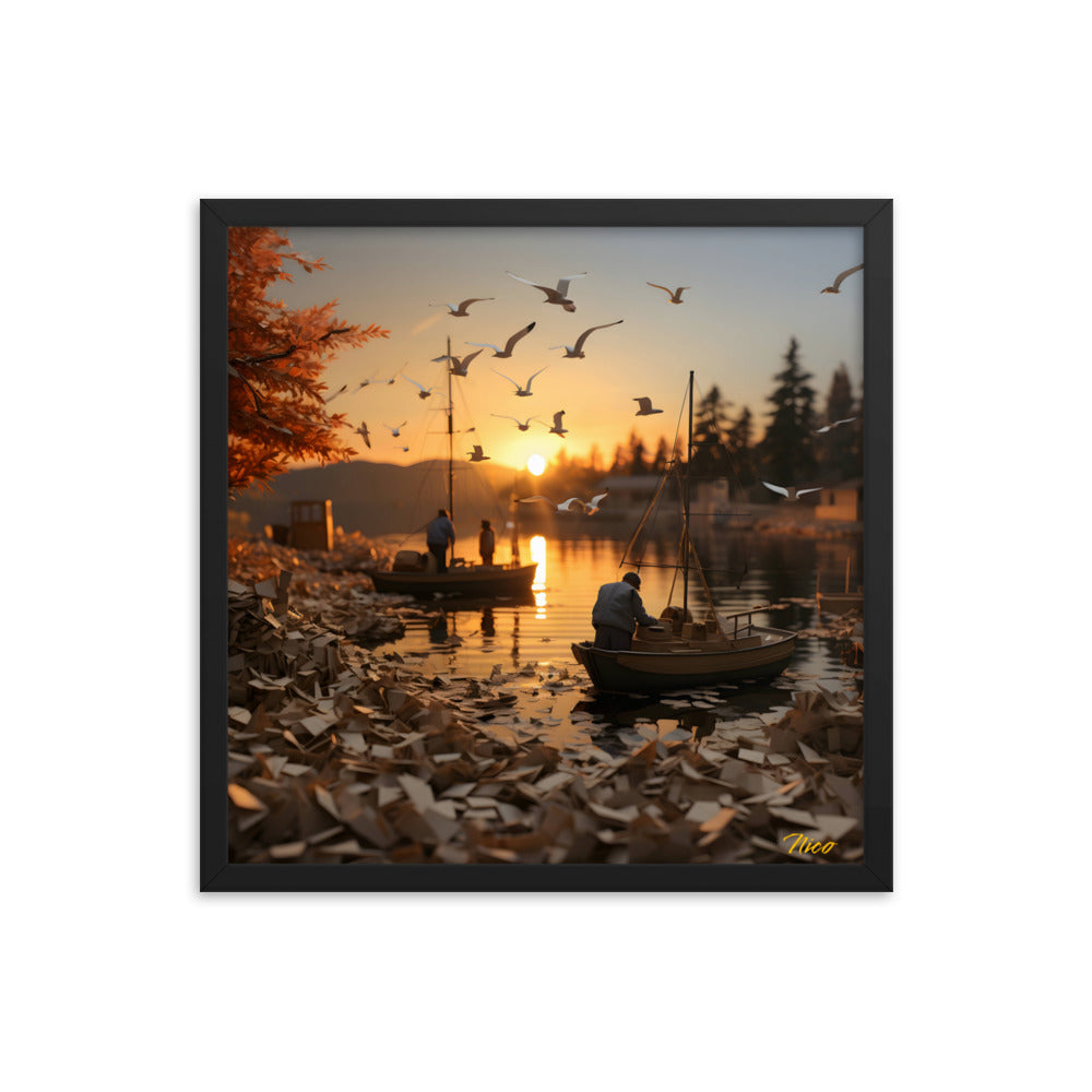 On The Docks By The Bay Series Print #4 - Framed Paper Print